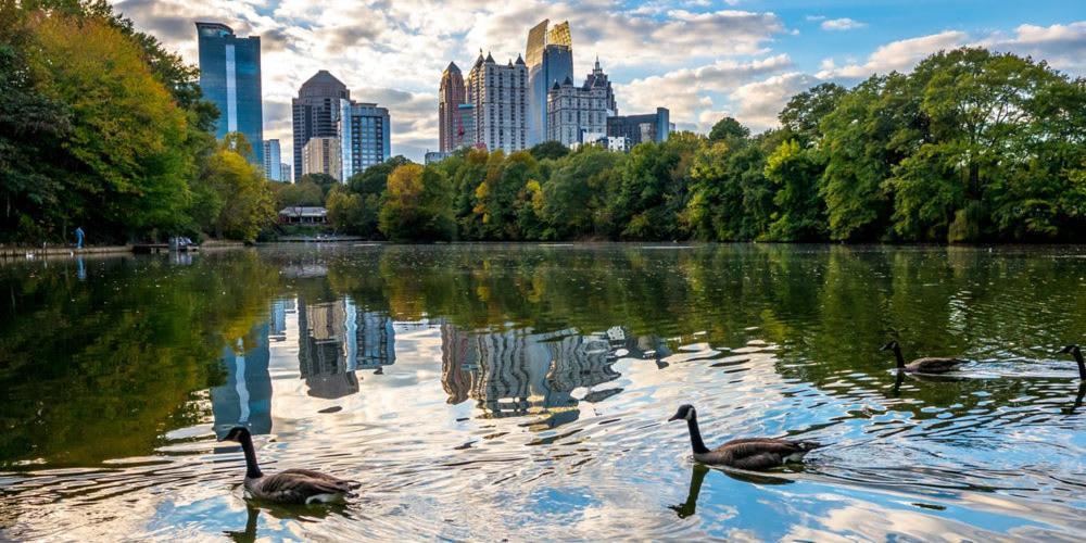 Апартаменти Marvelous Midtown Manor In Piedmont Park Атланта Екстер'єр фото